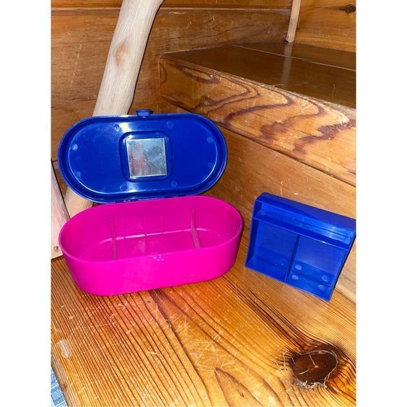 Caboodles Like Small Case Carry On Makeup Luggage Train With Mirror Drawers Box - Picture 3 of 4